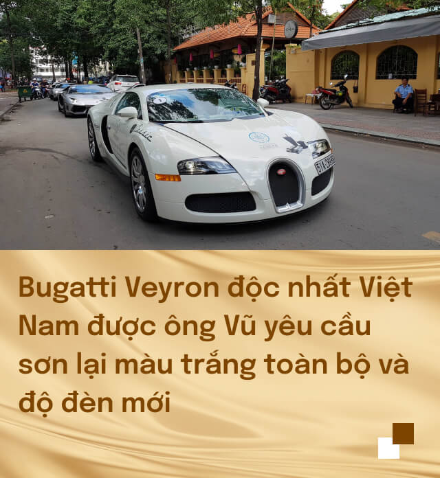 Chiếc Bugatti Veyron duy nhất ở Việt Nam của ông Vũ