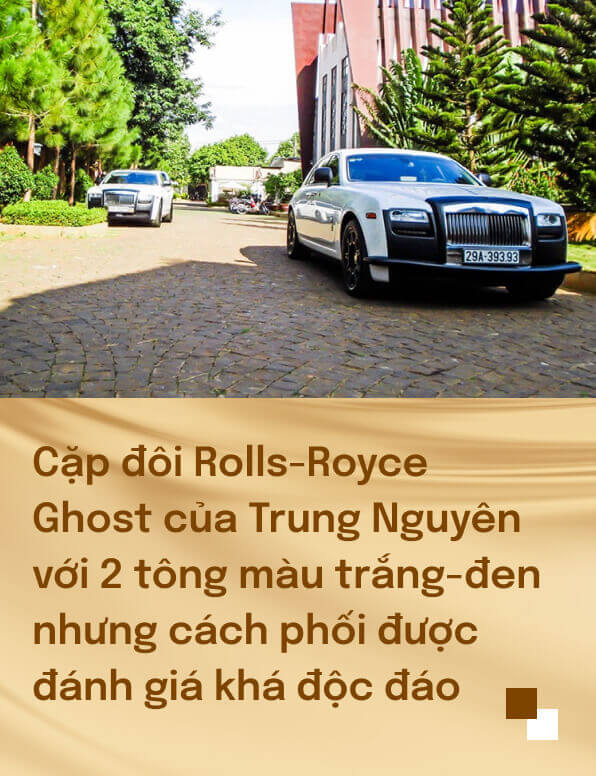 Cận cảnh chiếc Roll-Royce Ghost của đại gia Đặng Lê Nguyên Vũ