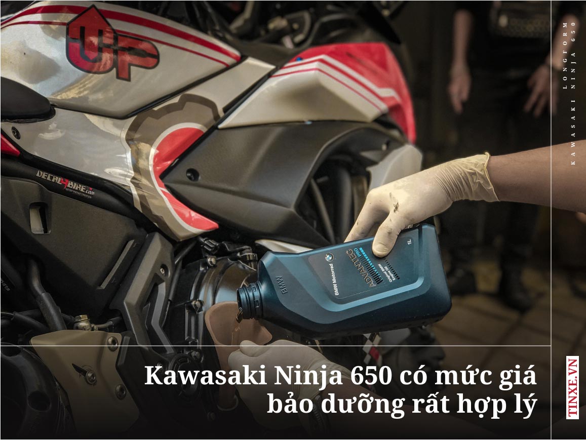 Điểm nổi bật của Kawasaki Ninja 650 là khả năng tiết kiệm nhiên liệu